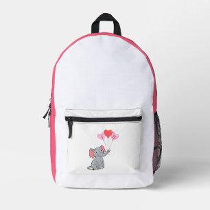 cute Valentine's Day I love you heart Printed Backpack