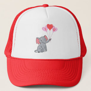 cute Valentine's Day I love you heart Trucker Hat