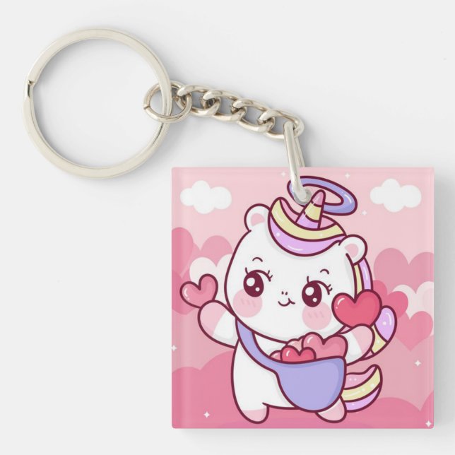 Cute Valentine's Day Keychain (Front)