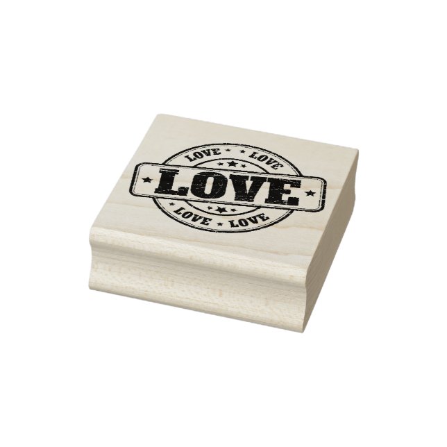 Cute Valentine's Day Rubber Stamp (Stamp)