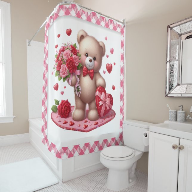 Cute Valentine's Day Teddy Bear (In Situ)