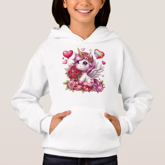 Cute Valentine's day unicorn (Front)