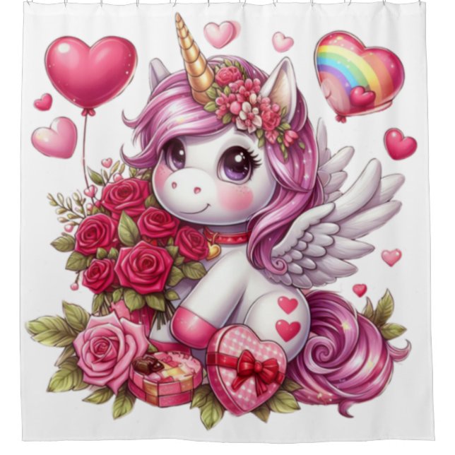 Cute Valentine's day unicorn (Front)