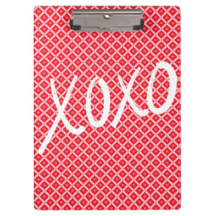 Cute Valentine's Day XOXO Clipboard