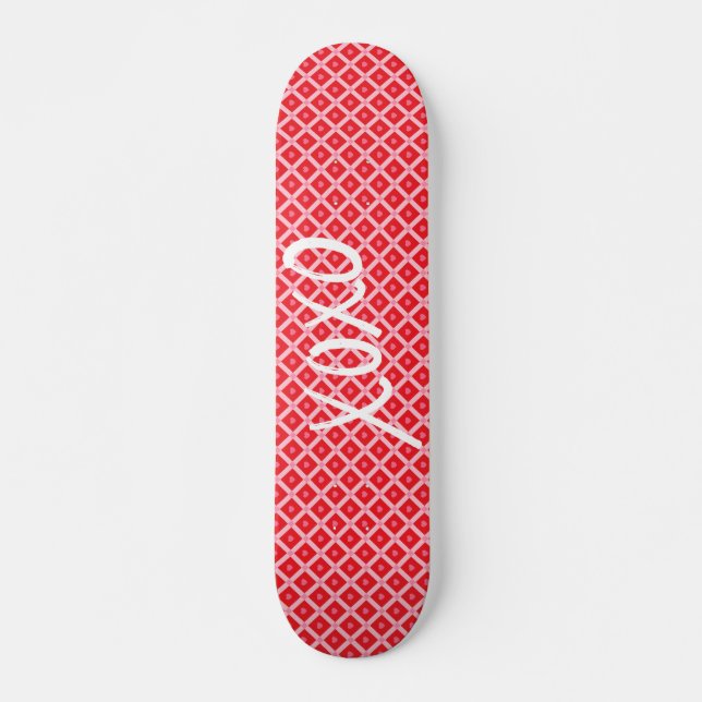 Cute Valentine's Day XOXO Skateboard (Front)