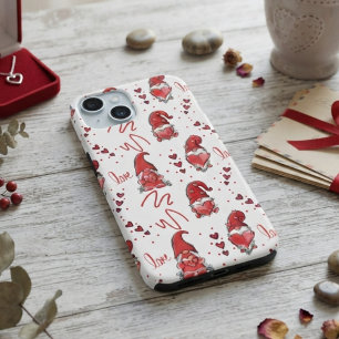 Cute Valentine's Love Gnomes iPhone 15 Case