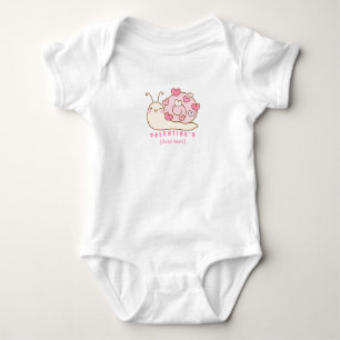 Cute Valentine's Snail Heart - Adorable Baby Bodys Bodysuit