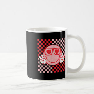 Cute Valentines Vibes Groovy Valentine Day Men Wom Coffee Mug