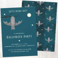 Cute Vampire Bat Halloween Party