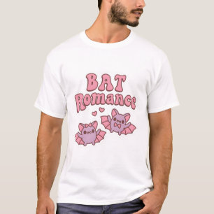 Cute Vampire Bats Funny Bat Romance T-Shirt