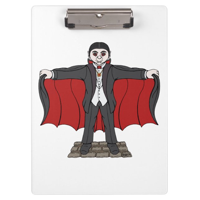 Cute Vampire/Dracula Clipboard (Front)
