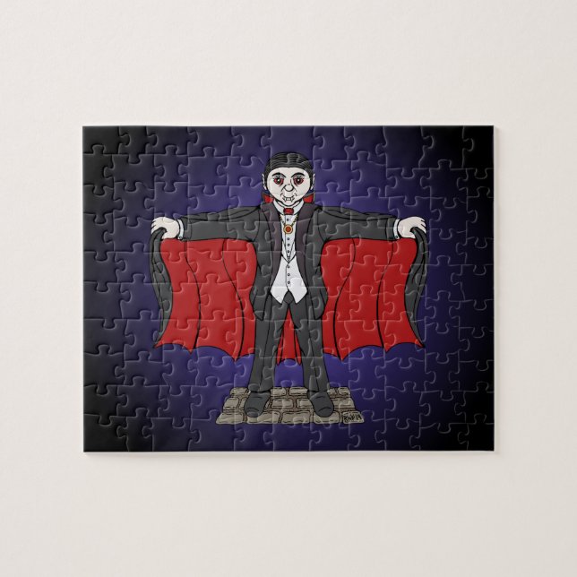 Cute Vampire/Dracula Jigsaw Puzzle (Horizontal)