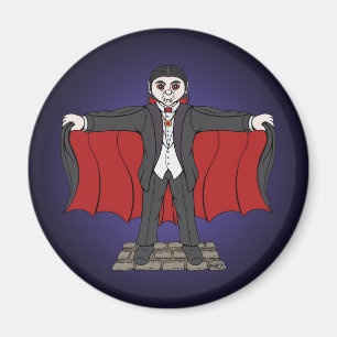 Cute Vampire/Dracula Magnet