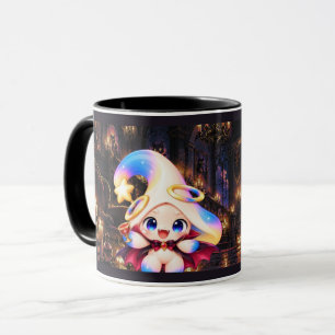 Cute Vampire Halloween Mug   Spooky Kawaii Cup