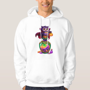 Cute Vampire Owl Magic Potion Halloween Hoodie