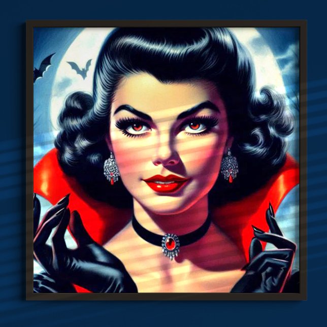 Cute Vampire Pin-up Poster (Creator Uploaded)