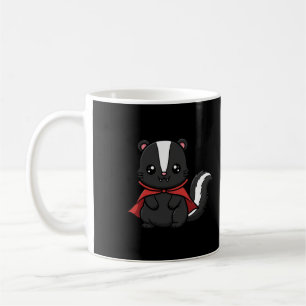 Cute Vampire Skunk Halloween Coffee Mug