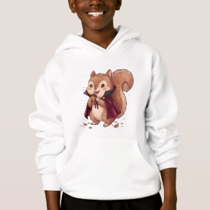 Cute Vampire Squirrel with Acorn Halloween Cape Co