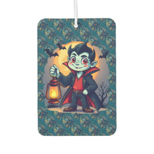 Cute Vampire with Lantern Kawaii Halloween Air Freshener
