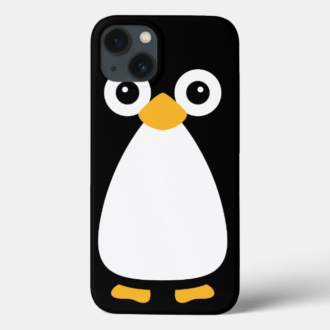 Cute Vector Penguin Case-Mate iPhone Case (Back)