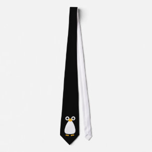 Cute Vector Penguin Tie