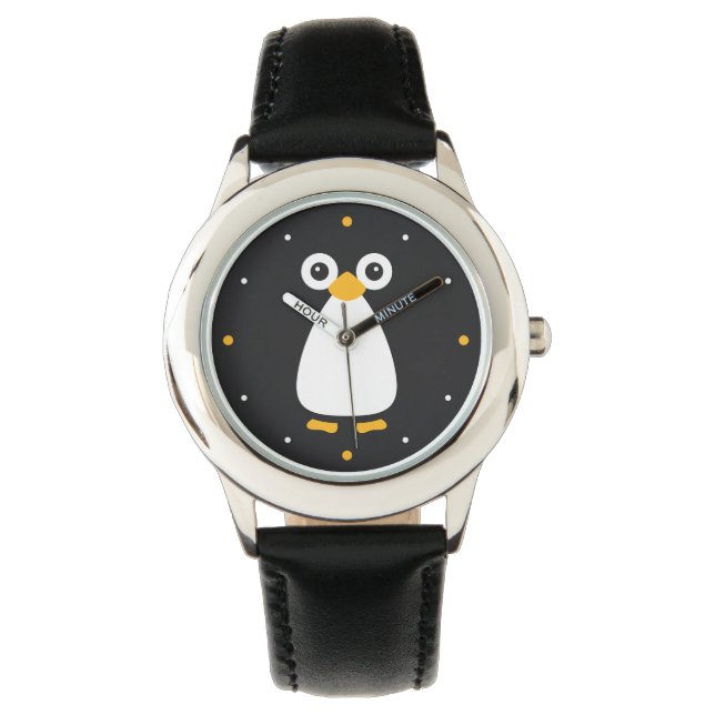 Cute Vector Penguin Watch (Front)