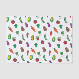 Cute Vegetable Food Pattern Tissue Paper