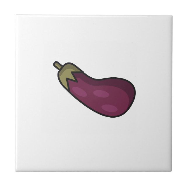 Cute vegetables pattern  tile (Front)