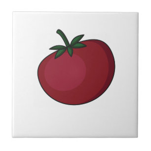 Cute vegetables pattern tile