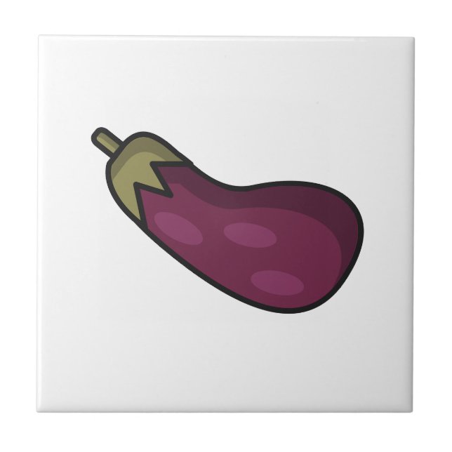 Cute vegetables pattern  tile (Front)