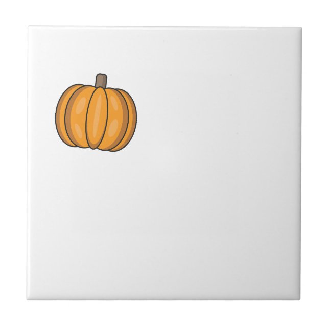 Cute vegetables sweet pepper  pattern  tile (Front)