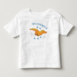Cute Velociraptor Toddler T-shirt