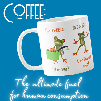 Cute verte grenouille tasse à café