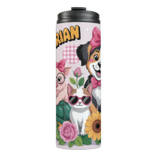 Cute Veterinarian Thermal Tumbler