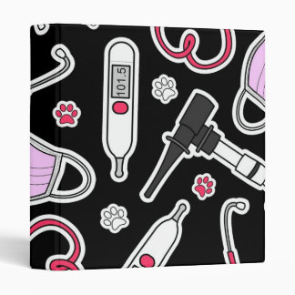 Cute Veterinarian / Veterinary Technician Love Binder