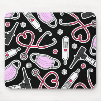 Cute Veterinarian / Veterinary Technician Love Mouse Pad