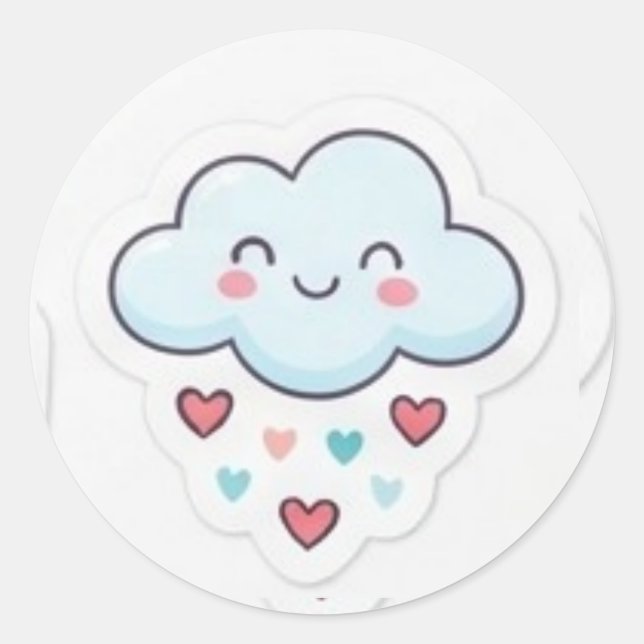Cute Vibe Shaka Hand Sign Sticker Sheet (Front)