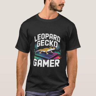 Cute Video Games Lizard Reptile Leopard Gecko Game T-Shirt