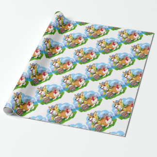 Cute Viking Corgi! Wrapping Paper