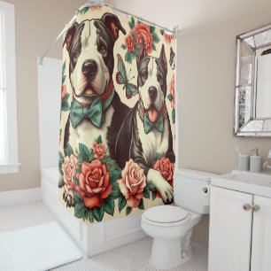 Cute Vintage American Pit Bull Terrier 