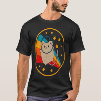 Cute Vintage Argente Fancy Mouse Retro Pet Mouse I T-Shirt