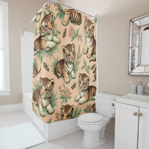 Cute Vintage Baby Tiger Pattern