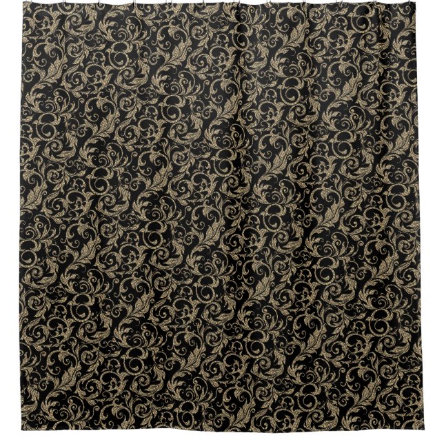 Cute vintage black brown floral pattern (Front)