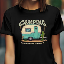 Cute Vintage Camper and Camping Quote