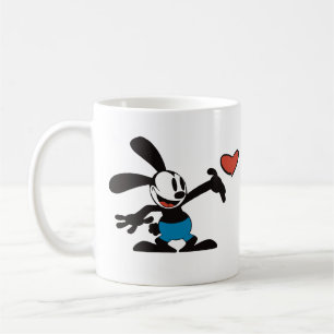 Cute Vintage Cartoon Rabbit Love Coffee Mug