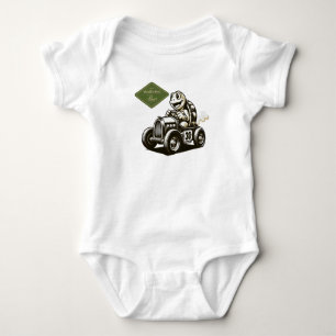 Cute vintage cartoon turtle racer Tri-Blend shirts