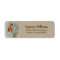 Cute Vintage Christmas Deer Holiday Address