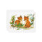 Cute Vintage Fox Christmas Scene