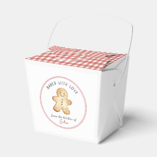 Cute vintage Ginger bread cookie man  Favor Box