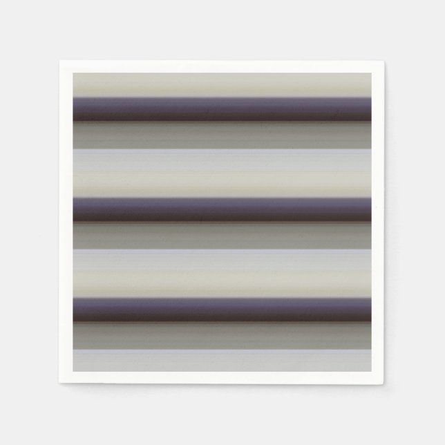 Cute vintage grey blue stripes  napkin (Front)